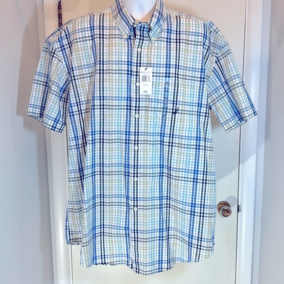 NWT Nautica Short Sleeve Shirt XXL - Picture 3 of 7